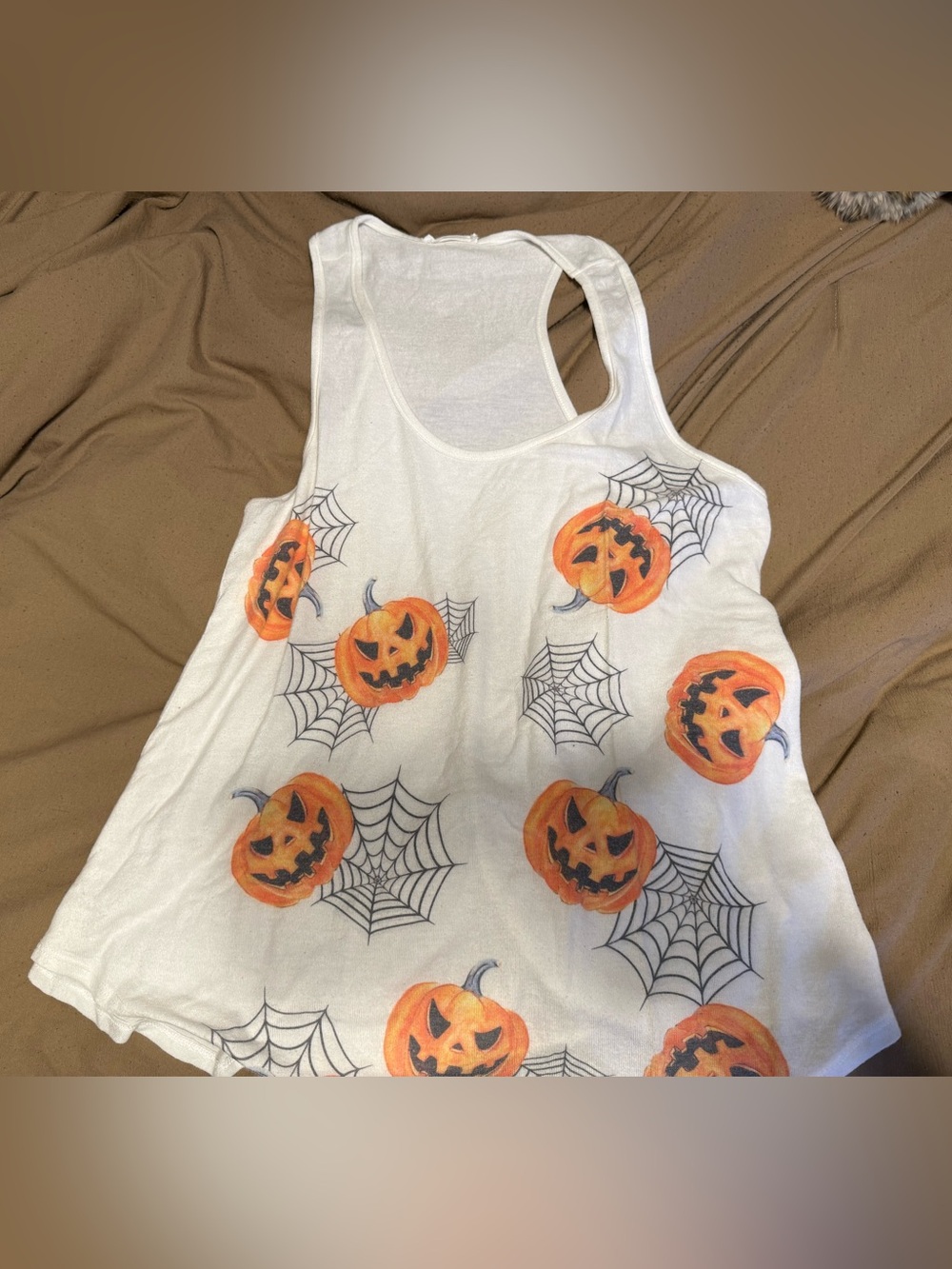 Unbranded women’s Halloween Pumpkin Tank